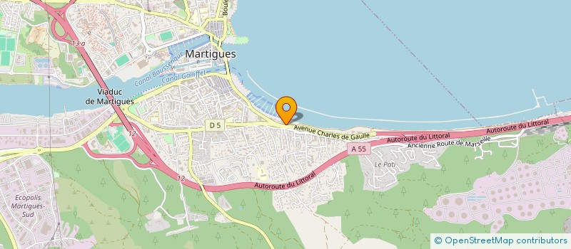 localisation de l'entreprise SARL LES QUATRE F à MARTIGUES