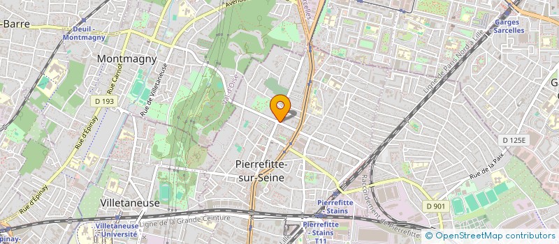 localisation de l'entreprise SARL LES QUATRE FRERES à PIERREFITTE-SUR-SEINE