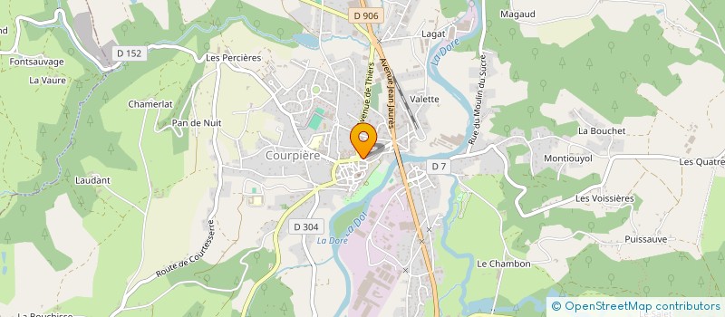 localisation de l'entreprise SARL LES QUATRE SAISONS à COURPIERE