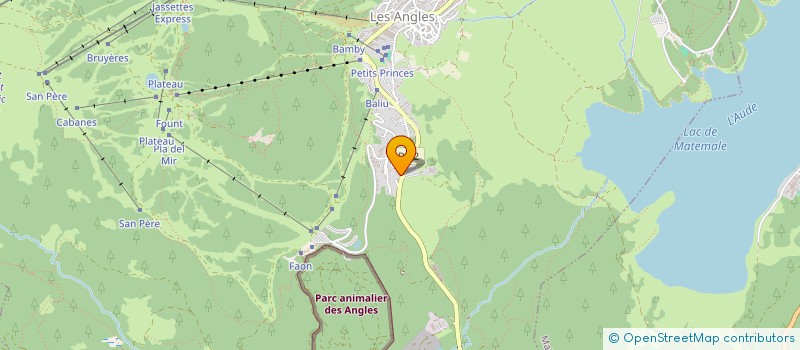 localisation de l'entreprise SARL LES QUATRE VALLEES à LES ANGLES