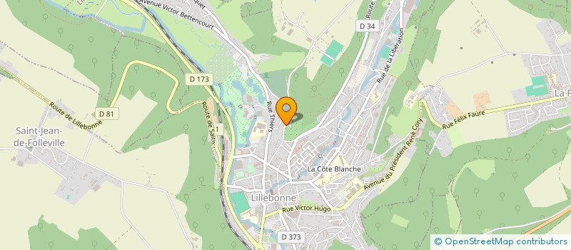 localisation de l'entreprise SARL LES QUATRES MARMOTTES  LILLEBONNE