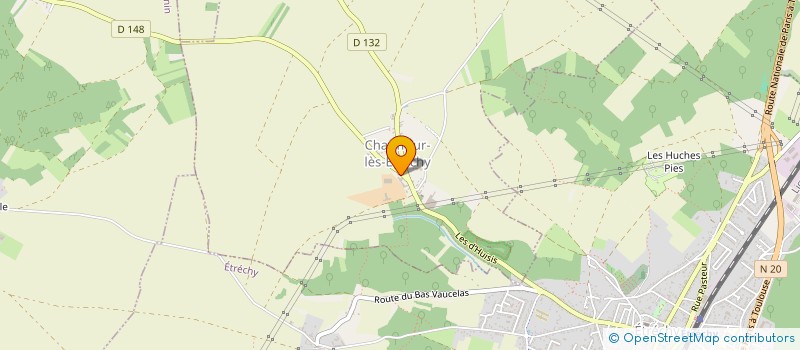 localisation de l'entreprise SARL LES QUATRES VENTS à CHAUFFOUR-LES-ETRECHY