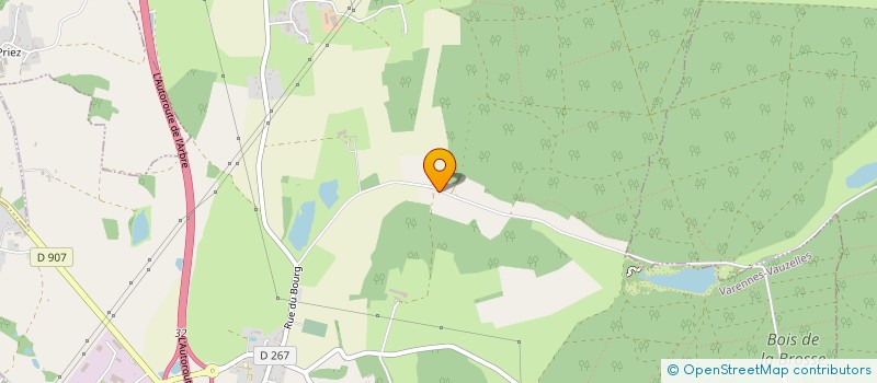 localisation de l'entreprise SARL LES R DU RIVAGES  VARENNES-VAUZELLES