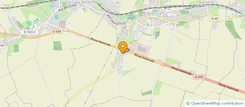 localisation de l'entreprise SARL LES REMORQUES D'EAUCOURT  AUBIGNY-EN-ARTOIS