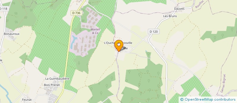 localisation de l'entreprise SARL LES RENTES à SAINT-CYBARDEAUX