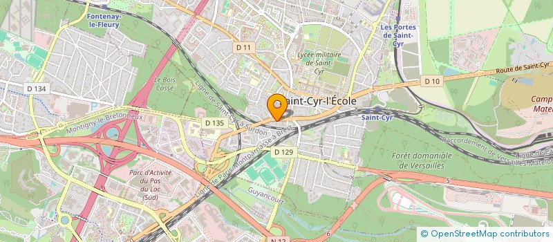 localisation de l'entreprise SARL LES REPAS COLLECTIFS PARISIEN à SAINT-CYR-L'ECOLE