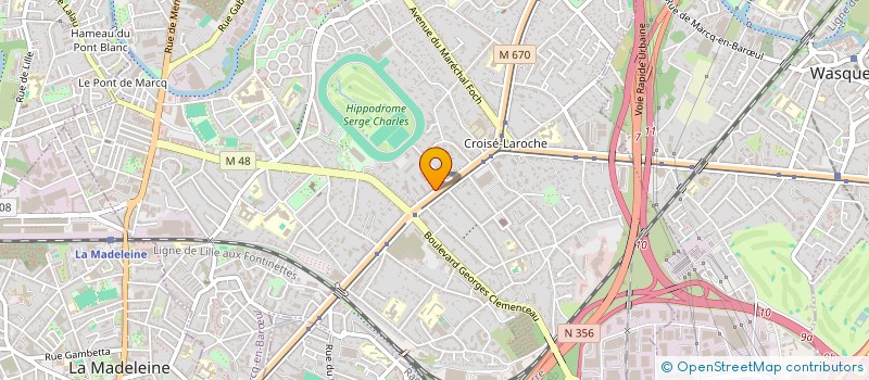 localisation de l'entreprise SARL LES RESIDENCES  MARCQ-EN-BARUL
