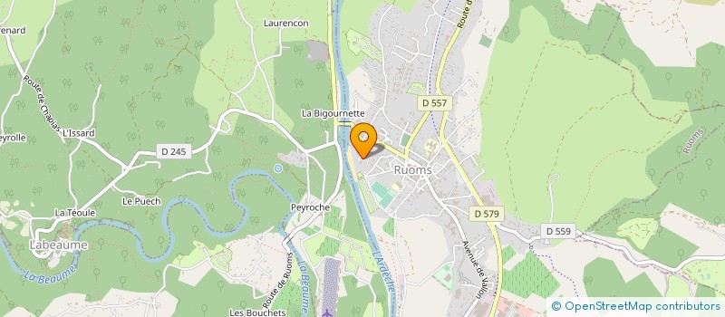 localisation de l'entreprise SARL LES RESIDENCES DE PLEIN AIR à RUOMS