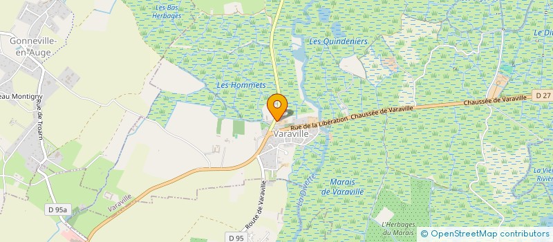 localisation de l'entreprise SARL LES RIVAGES  VARAVILLE