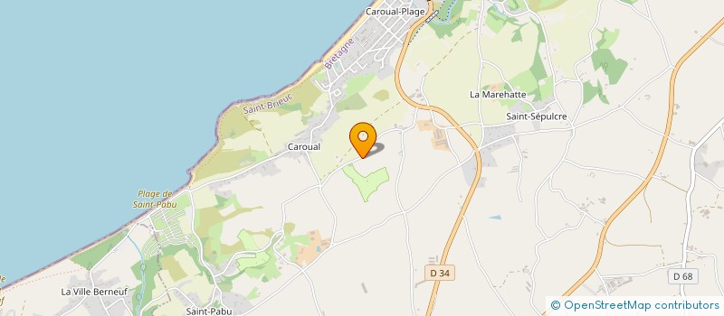 localisation de l'entreprise SARL LES ROCHES à ERQUY