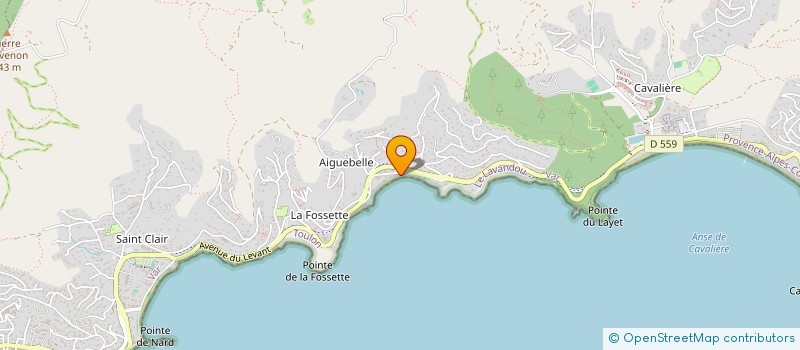 localisation de l'entreprise SARL LES ROMARINS à LE LAVANDOU