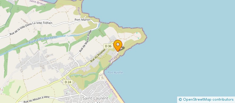 localisation de l'entreprise SARL LES ROSELIERS  PLERIN