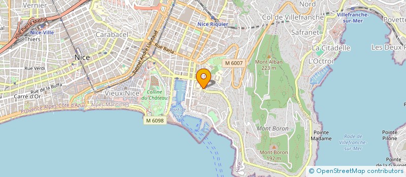 localisation de l'entreprise SARL LES ROSES D'OR à NICE