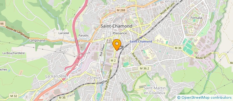 localisation de l'entreprise SARL LES ROTISSERIES FOREZIENNES à SAINT-CHAMOND