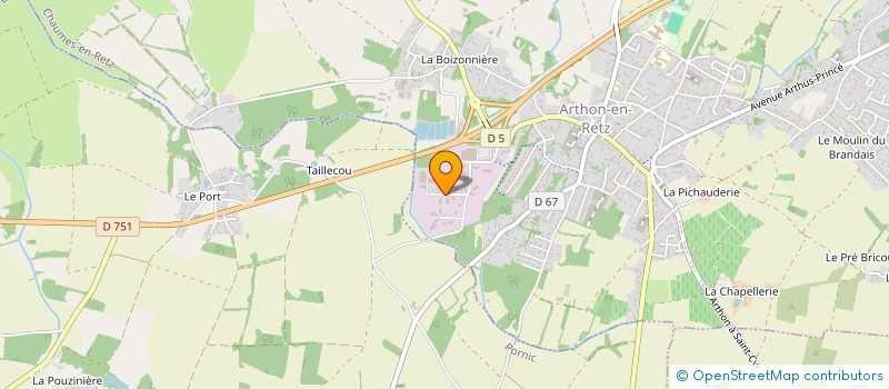 localisation de l'entreprise SARL LES SALONS DE LA FERME AUX OIES  CHAUMES-EN-RETZ