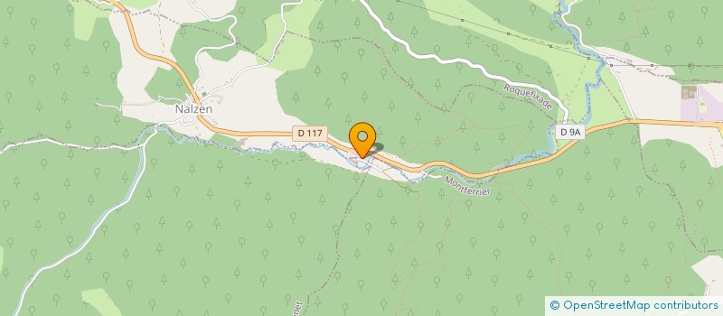 localisation de l'entreprise SARL LES SAPINS à MONTFERRIER