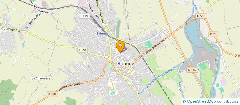 localisation de l'entreprise SARL LES SAPINS à BRIOUDE