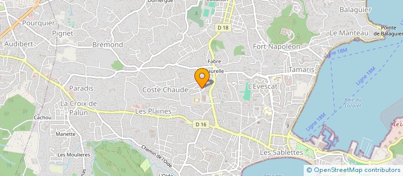 localisation de l'entreprise SARL LES SAULES à LA SEYNE-SUR-MER