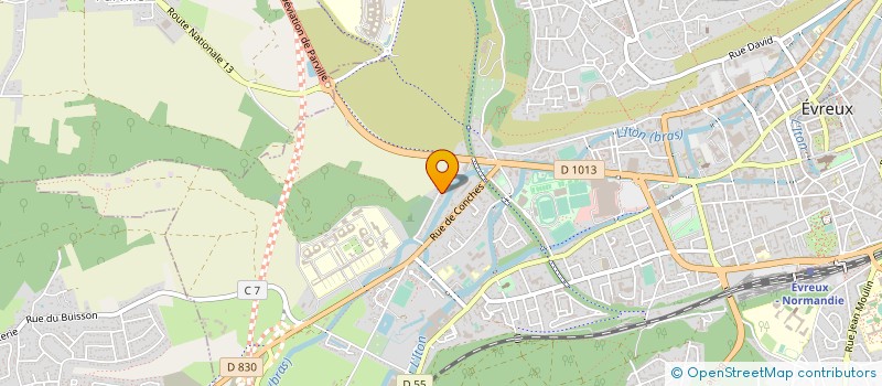 localisation de l'entreprise SARL LES SCRIBES  EVREUX