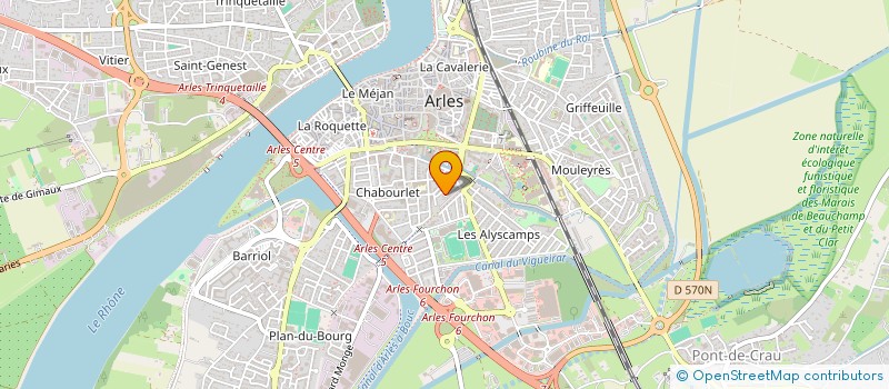 localisation de l'entreprise SARL LES SEMESTRES à ARLES