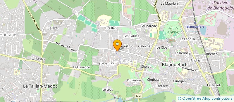localisation de l'entreprise SARL LES SENS DU BOIS à BLANQUEFORT