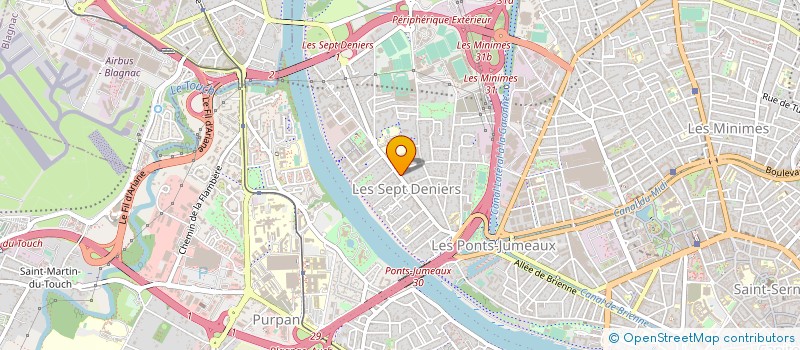 localisation de l'entreprise SARL LES SEPT DENIERS à TOULOUSE