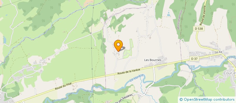 localisation de l'entreprise SARL LES SERVICES DE LA VAREZE  MONTSEVEROUX