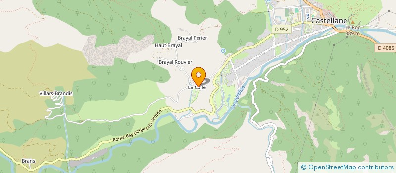 localisation de l'entreprise SARL LES SIRENES à CASTELLANE
