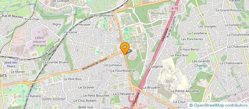 localisation de l'entreprise SARL LES SIRENES  JOUE-LES-TOURS