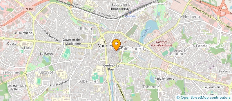 localisation de l'entreprise SARL LES SOEURS à VANNES