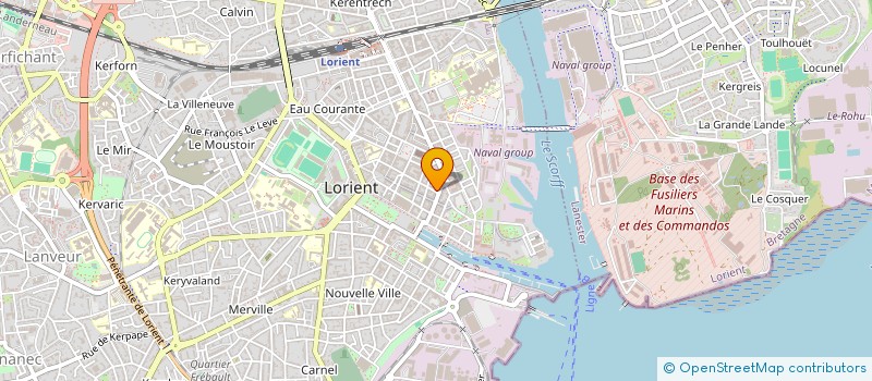 localisation de l'entreprise SARL LES SOEURS LUMIERE à LORIENT
