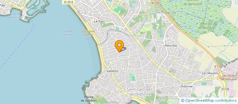 localisation de l'entreprise SARL LES SOLSTICES  SAINT-GEORGES-DE-DIDONNE