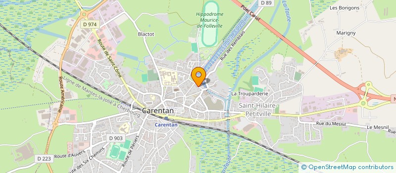 localisation de l'entreprise SARL LES SOUCHETS  CARENTAN-LES-MARAIS