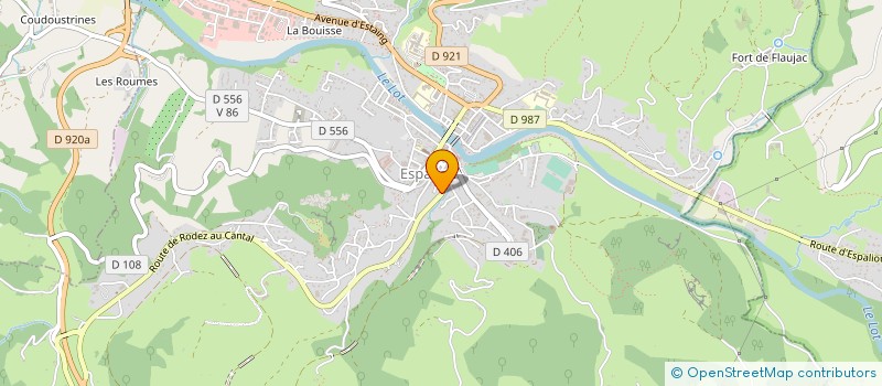 localisation de l'entreprise SARL LES STEFS à ESPALION