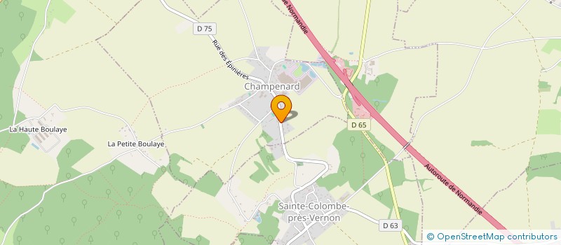 localisation de l'entreprise SARL LES TABLES D'ETIENNE  CHAMPENARD