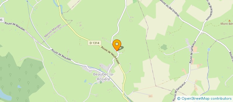 localisation de l'entreprise SARL LES TABLES DE LA GARE  MESNIL-MAUGER