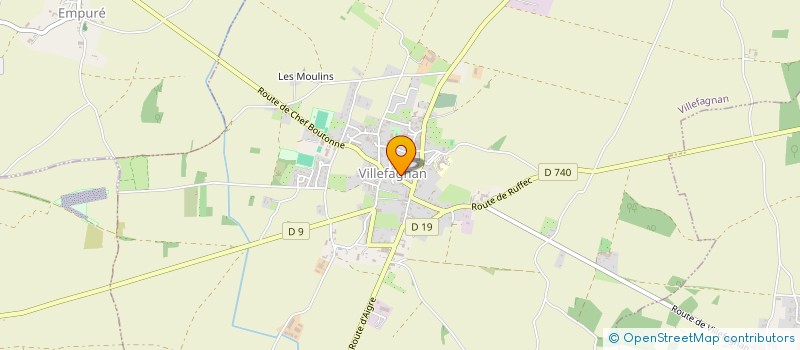 localisation de l'entreprise SARL LES TAILLEURS D'IMAGES à VILLEFAGNAN