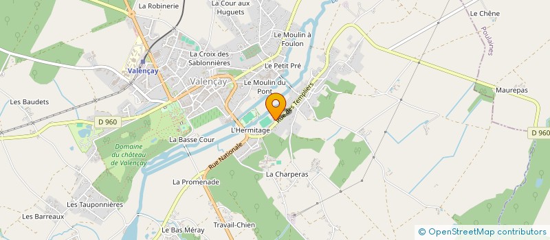 localisation de l'entreprise SARL LES TEMPLIERS DE VALENCAY à LANGE