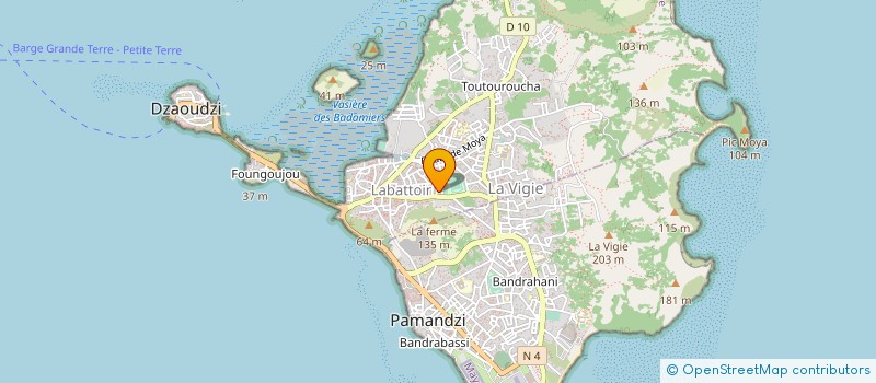 localisation de l'entreprise SARL LES TERRASSES à PAMANDZI