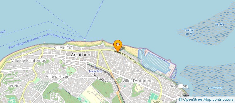 localisation de l'entreprise SARL LES TERRES DU BASSINS  ARCACHON