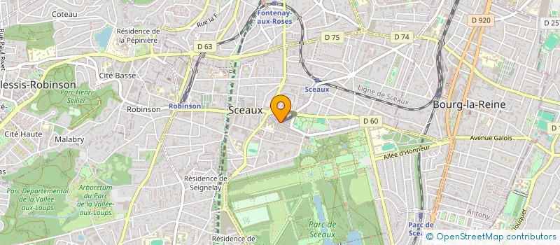 localisation de l'entreprise SARL LES THES BRILLANTS à SCEAUX