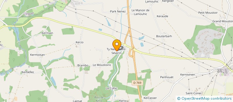 localisation de l'entreprise SARL LES TILLEULS  CAUDAN