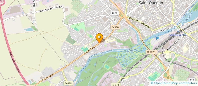 localisation de l'entreprise SARL LES TILLEULS à SAINT-QUENTIN