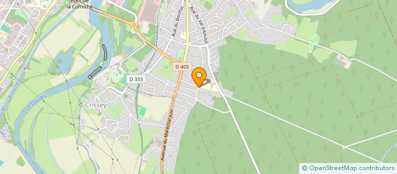 localisation de l'entreprise SARL LES TOITURES DU VAL D'AMOUR à DOLE