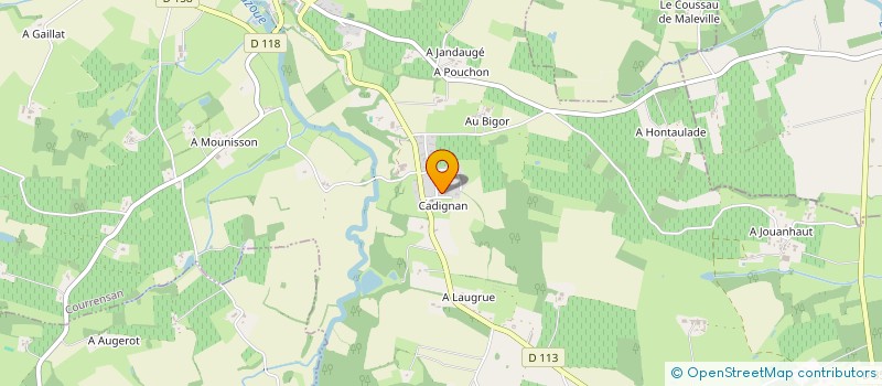 localisation de l'entreprise SARL LES TOURNESOLS  LAURAET