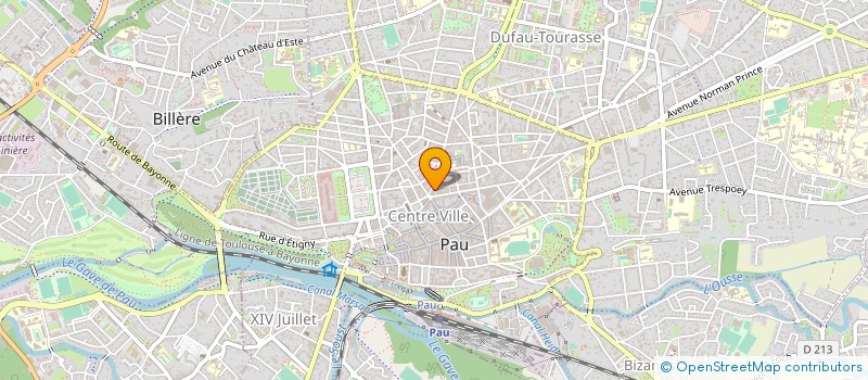 localisation de l'entreprise SARL LES TOURTIERES BIZOT à PAU