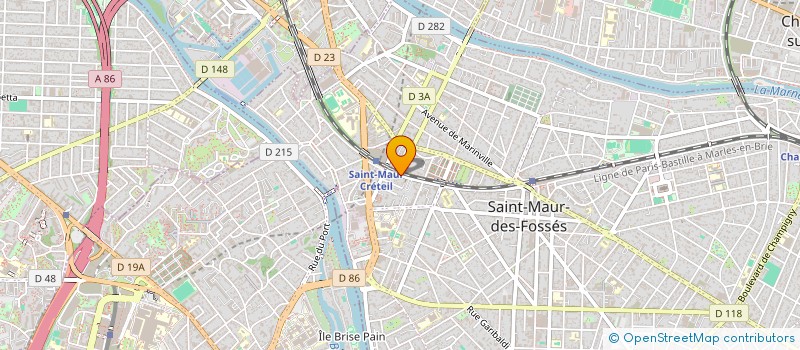 localisation de l'entreprise SARL LES TRAVAUX DU BATIMENT à SAINT-MAUR-DES-FOSSES