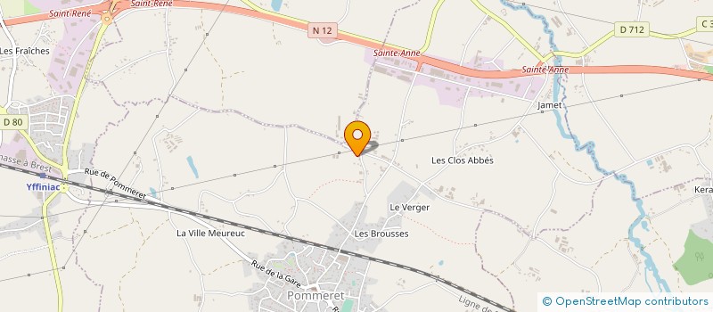 localisation de l'entreprise SARL LES TROIS CLOS  POMMERET