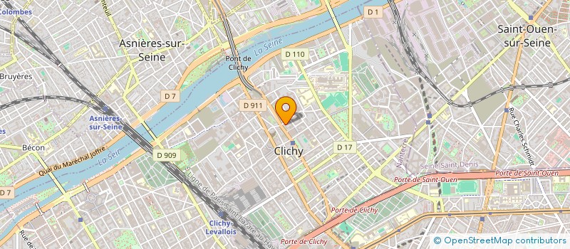 localisation de l'entreprise SARL LES TROIS CONTINENTS à CLICHY