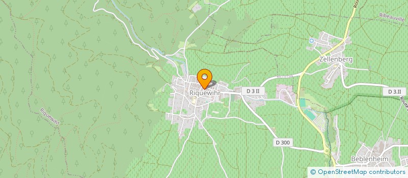 localisation de l'entreprise SARL LES TROIS ETINCELLES  RIQUEWIHR